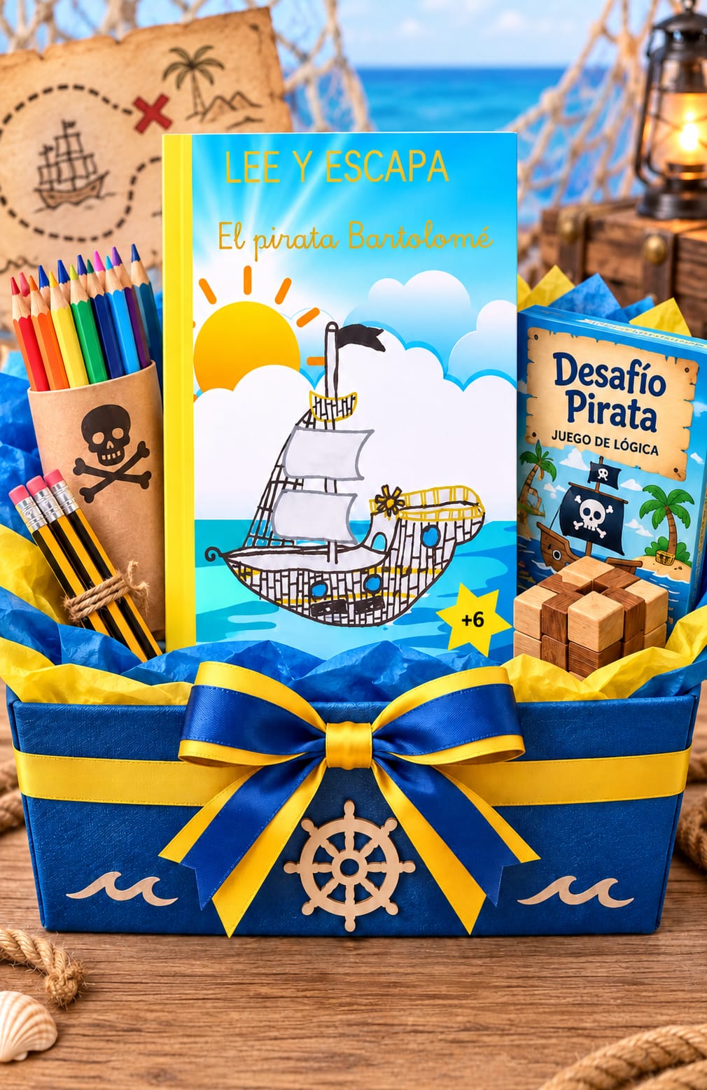 Cesta literaria El pirata Bartolomé