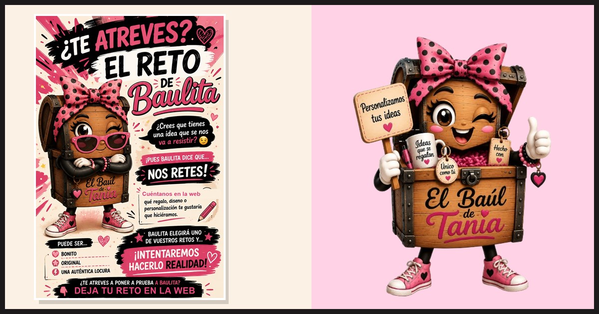 El reto de Baulita, la mascota de El Baúl de Tania